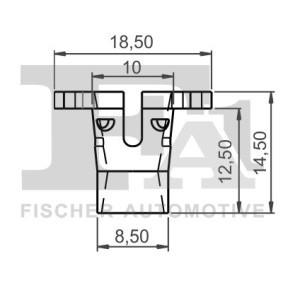 Køb Clips, side- / beskyttelseslister af FA1 11-40131.5 til den lave pris 15,88 DKK