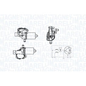 Compre Motor de limpa vidros de MAGNETI MARELLI online para Transit Mk7 Van (V363, FCD, FDD) a preços moderados
