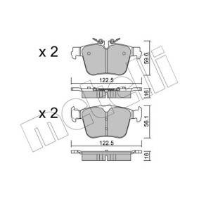 Bremsbeläge 22-1329-0 von METELLI günstig für 28,87 € online kaufen
