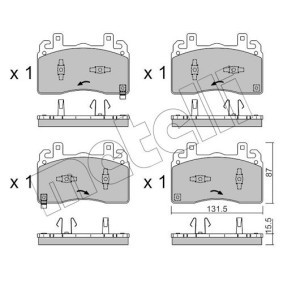 Bremsbeläge 22-1377-0 von METELLI günstig für 191,73 € online kaufen