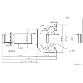 Radbremszylinder für HONDA von HERTH+BUSS JAKOPARTS