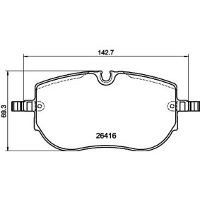 Bremsbeläge für CUPRA von HELLA