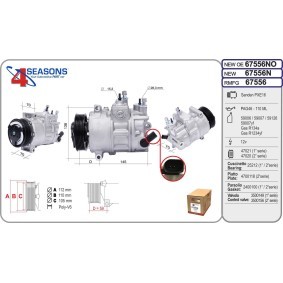 Klimakompressor 67556N von AHE günstig für 329,97 € online kaufen