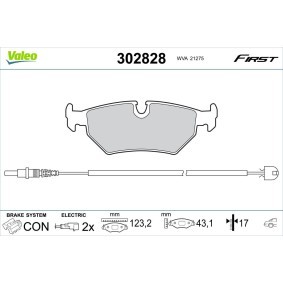 Bremsbeläge 302828 von VALEO günstig für 27,19 € online kaufen