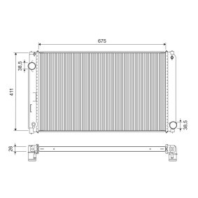 Kühler, Motorkühlung 701301 von VALEO günstig für 123,90 € online kaufen