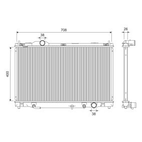 Kühler, Motorkühlung 701327 von VALEO günstig für 304,04 € online kaufen
