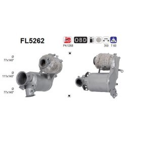 Comprar Filtro de partículas de AS FL5262 a bajo precio de 2085,49 €