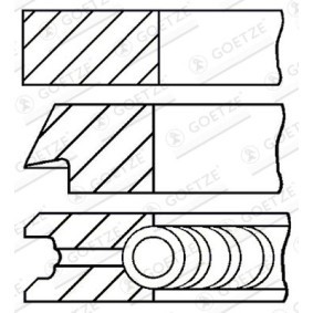 Compre Segmentos do motor de GOETZE ENGINE online para Alphard / Vellfire (_H3_) a preços moderados
