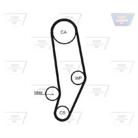 Achetez des Courroie de distribution OPTIBELT ZRK 1376 à prix pour 27,02 €