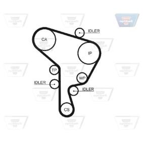 Achetez des Courroie de distribution OPTIBELT ZRK 1423 à prix pour 78,30 €