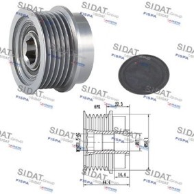 Generatorfreilauf 455279 von SIDAT günstig für 29,17 € online kaufen