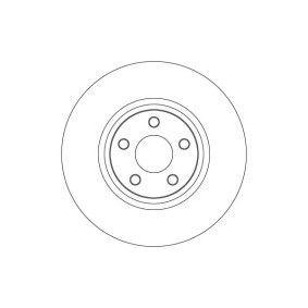 Bremsscheibe für FORD USA von TRW