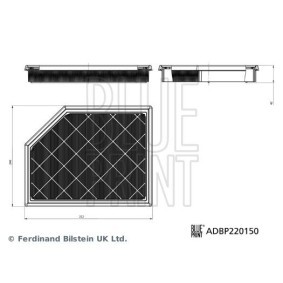 Luftfilter von BLUE PRINT ADBP220150