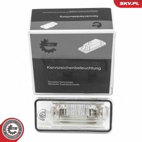 Kennzeichenbeleuchtung für AUDI von ESEN SKV