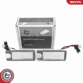 Kennzeichenbeleuchtung für VOLVO von ESEN SKV