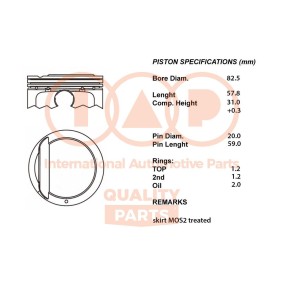 Kolben 100-07075 von IAP QUALITY PARTS günstig für 363,65 € online kaufen