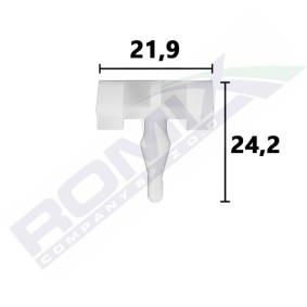 Comprar Clip, listón de ROMIX C70825 a bajo precio de 0,85 €
