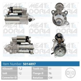 Osta Käynnistysmoottori MEAT & DORIA:llä 5014897 edullisesti hintaan 154,84 €