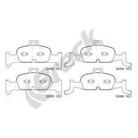 Achetez des Plaquettes de frein BRECK 22402 00 551 00 à prix pour 112,07 €