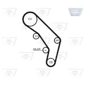 Achetez des Courroie de distribution OPTIBELT ZRK 1241 à prix pour 57,38 €