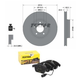 Bremsscheiben und -beläge TXR3405N0048 von TEXTAR günstig für 193,86 € online kaufen