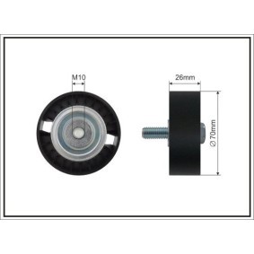 Umlenk- / Führungsrolle, Keilrippenriemen 01-38 SC von CAFFARO günstig für 16,43 € online kaufen