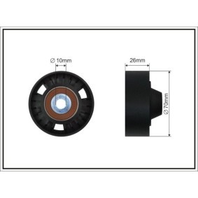Umlenk- / Führungsrolle, Keilrippenriemen 262-26 SC von CAFFARO günstig für 27,52 € online kaufen