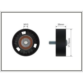 Umlenk- / Führungsrolle, Keilrippenriemen 60-05 SC von CAFFARO günstig für 22,45 € online kaufen