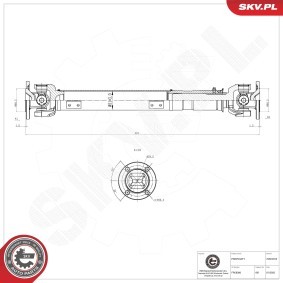 Compre Veio de transmissão de ESEN SKV online para Defender Pick-up (L316) a preços moderados