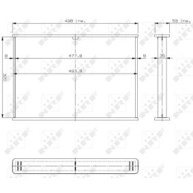 Køb Intercooler af NRF 30181 til den lave pris 3775,69 DKK