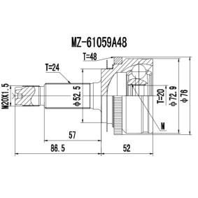 Acquista Kit giunti semiasse da PROCARO 77-KI-600 a buon mercato per soli 25,93 €