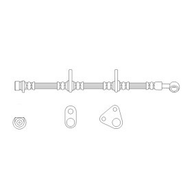 Bremsschlauch FT0658 von K&K günstig für 27,60 € online kaufen