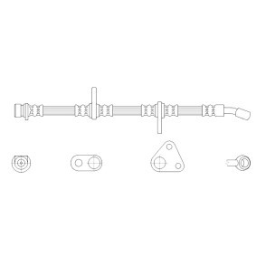 Bremsschlauch FT3510 von K&K günstig für 22,39 € online kaufen