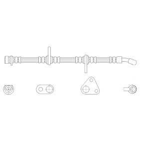 Bremsschlauch FT3511 von K&K günstig für 21,17 € online kaufen