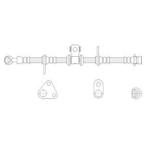 Bremsschlauch FT3615 von K&K günstig für 16,57 € online kaufen
