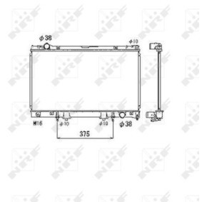 Comprar Radiador, refrigeración del motor de NRF 53468 a bajo precio de 103,98 €