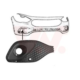 Compre Grelha de ventilador, pára-choques da VAN WEZEL 2960598 a um preço baixo por 47,84 €
