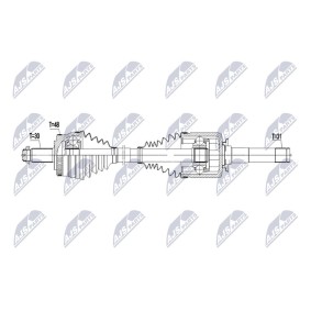 Compre Veio de transmissão de NTY online para Range Rover III (L322) a preços moderados