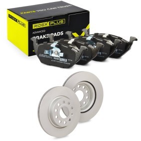 Bremsscheiben und -beläge 3405B1515P von RIDEX PLUS günstig für 88,96 € online kaufen