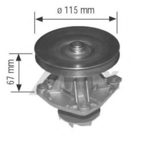 Wasserpumpe 1205-1 von AIRTEX günstig für 69,55 € online kaufen
