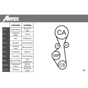 Køb Vandpumpe af AIRTEX 1450 til den lave pris 418,16 DKK