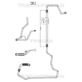 Kjøp Hydraulikkslange, styring av TRISCAN 8516 28002 til den lave prisen 1352,79 NOK