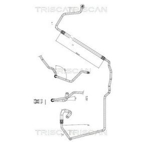 Kjøp Hydraulikkslange, styring av TRISCAN 8516 28005 til den lave prisen 1252,67 NOK