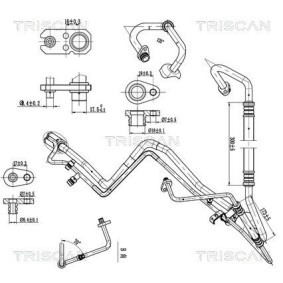 Compre Tubos de aire acondicionado de TRISCAN online para Partner Origin Monovolumen (G) a precios moderados