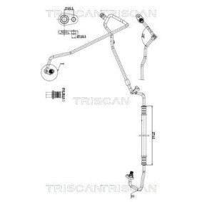 Compre Conduta de alta / baixa pressão, ar condicionado da TRISCAN 9010 28046 a um preço baixo por 80,96 €
