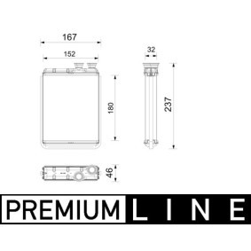 Compre Permutador de calor, aquecimento do habitáculo da MAHLE ORIGINAL AH 365 000P a um preço baixo por 112,04 €