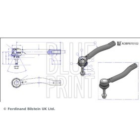 Spurstangenkopf ADBP870102 von BLUE PRINT günstig für 17,13 € online kaufen