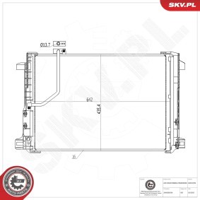 Klimakondensator 86SKV059 von ESEN SKV günstig für 72,16 € online kaufen
