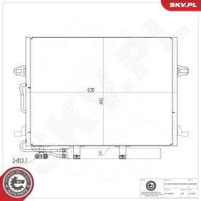 Klimakondensator 86SKV084 von ESEN SKV günstig für 66,50 € online kaufen