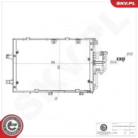 Klimakondensator 86SKV203 von ESEN SKV günstig für 105,65 € online kaufen